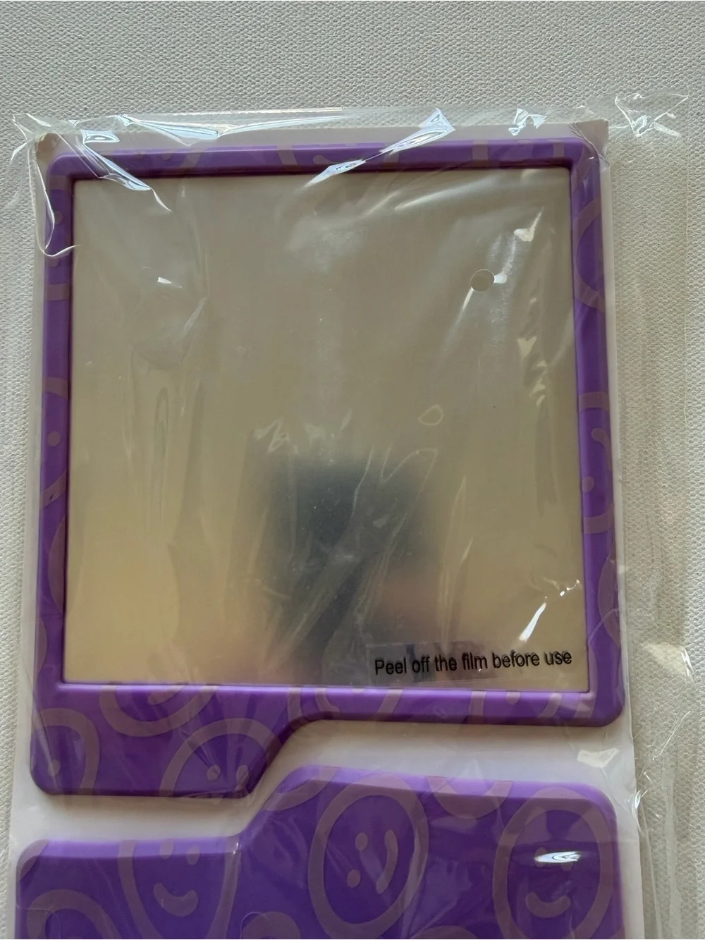 NWT Target Purple Stick-On Mirror & Shower Caddy Set (B)